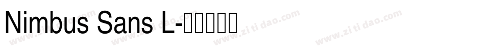 Nimbus Sans L字体转换